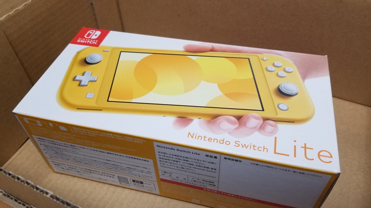 Nintendo Switch Liteが届いた！触ってみた感想や比較いろいろ [感想
