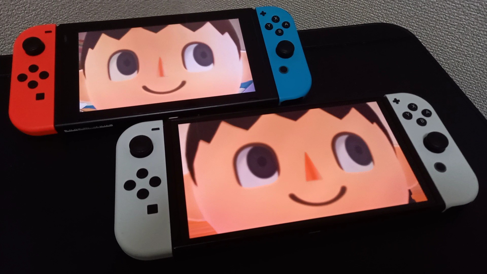 Switch】普通のスイッチvs有機ELモデル！あつ森を遊んで比較してみた 