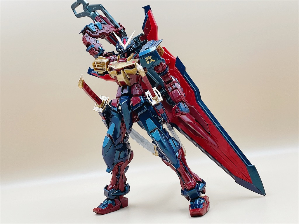中国限定カラーのMGガンダムアストレイレッドフレーム改を作ってみた