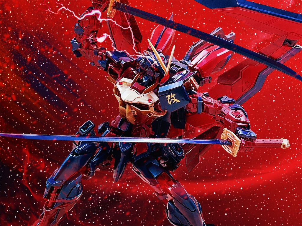 中国限定カラーのMGガンダムアストレイレッドフレーム改を作ってみた