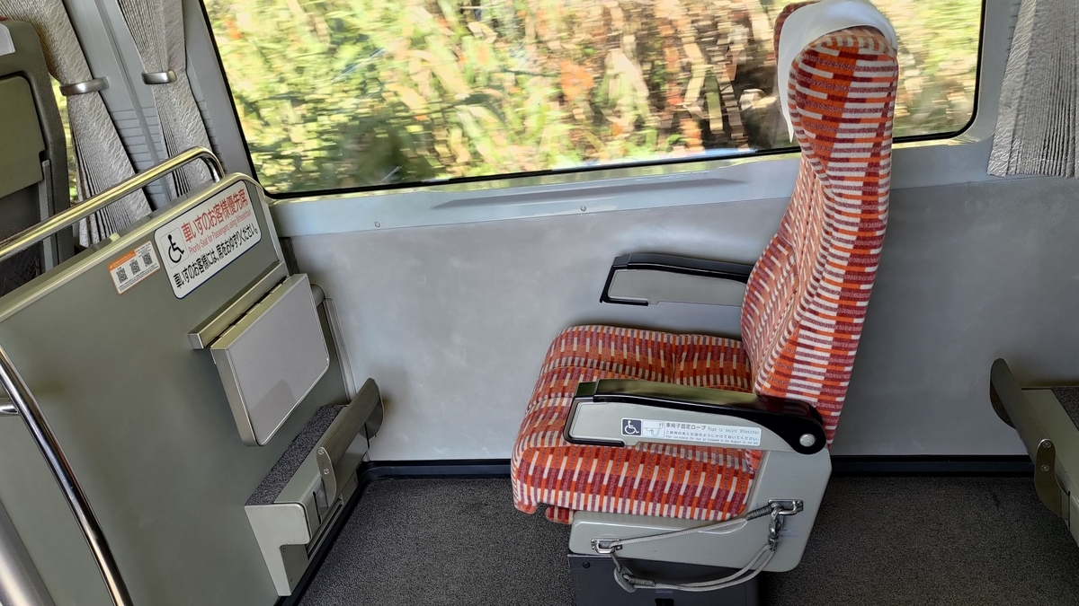 特急南紀の車内の写真