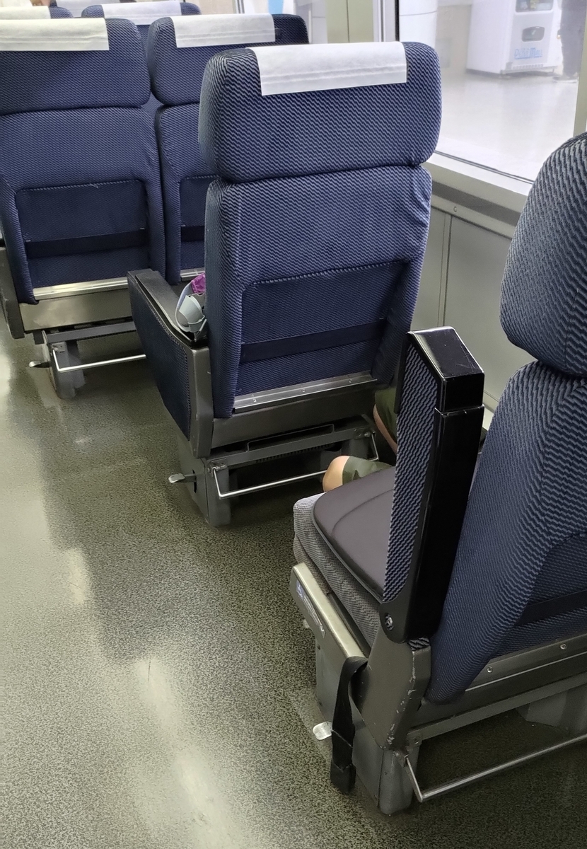 わかしおの車内