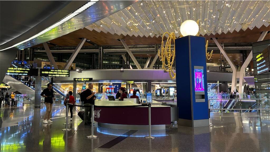 ハマド国際空港 カタール航空の窓口