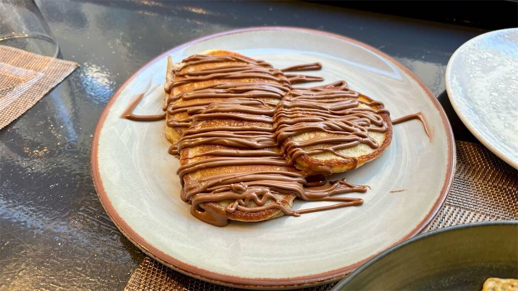 The Marblous Athensの朝食 パンケーキ