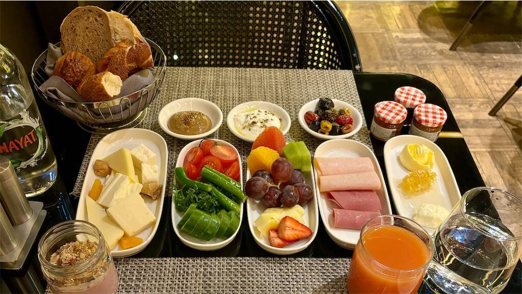 セントレジスイスタンブールの朝食