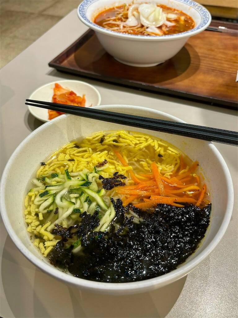 チェジュ国際空港で食べたククス