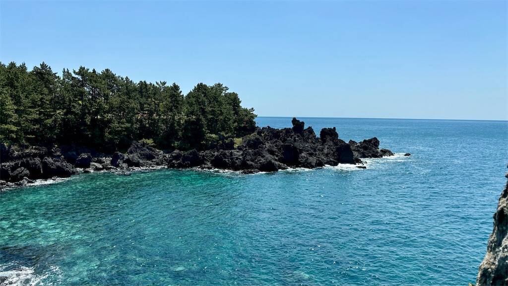 チェジュ島の柱状節理