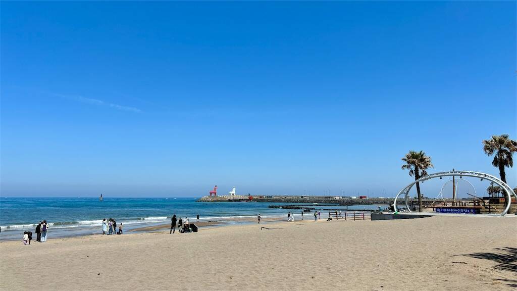 梨湖テウ海水浴場