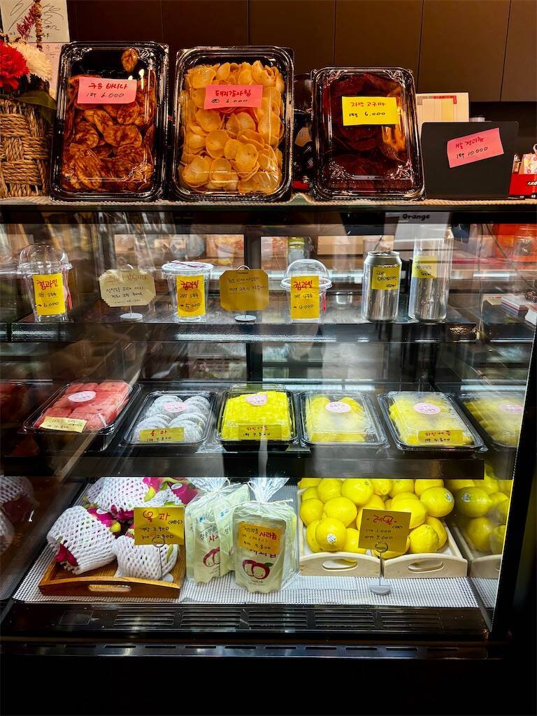 과즙팡팡の店内