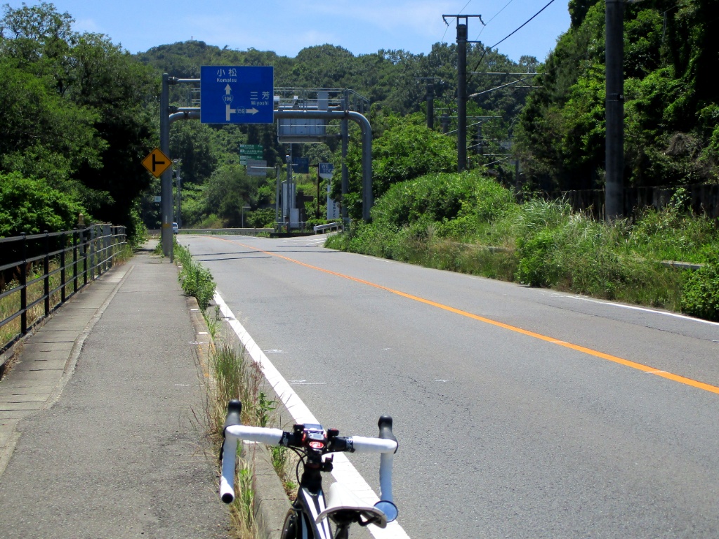 四国一周1000キロルート ＜西条市走行区間＞ - 出張報告