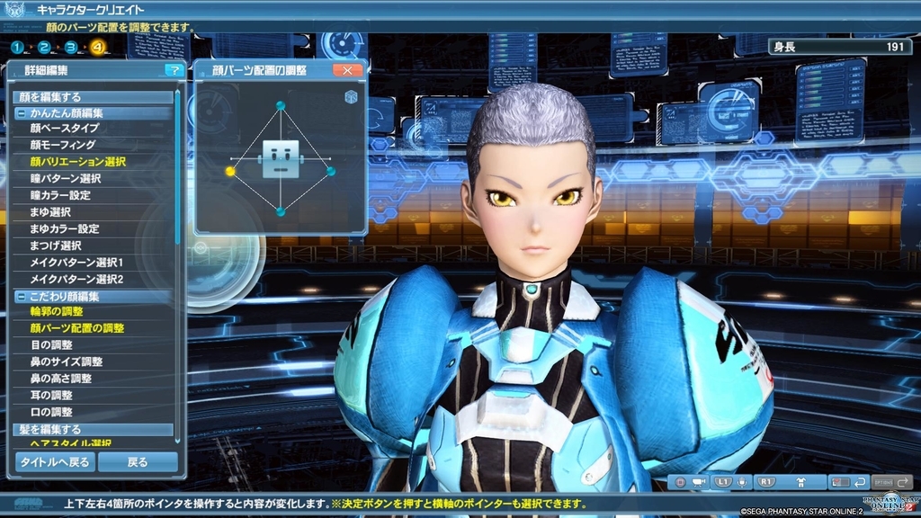 Pso2 りおのキャラクリ講座 顔 Riopso2のブログ