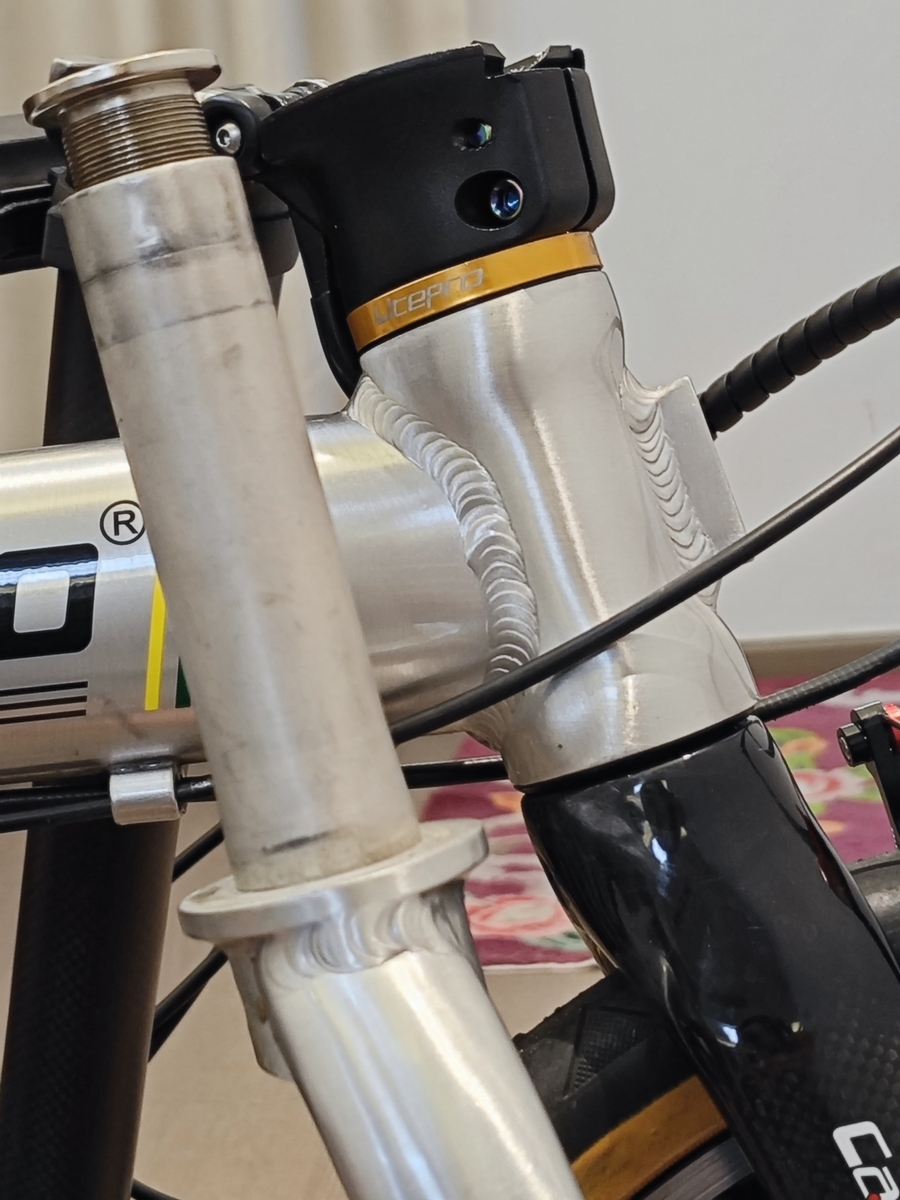 ハンドルポスト：一番のお悩みパーツ（中華部品レビュー） - MiniVelo