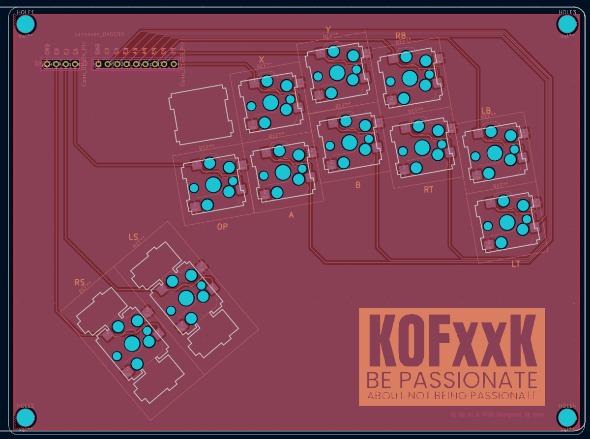 kicadで設計したPCB
