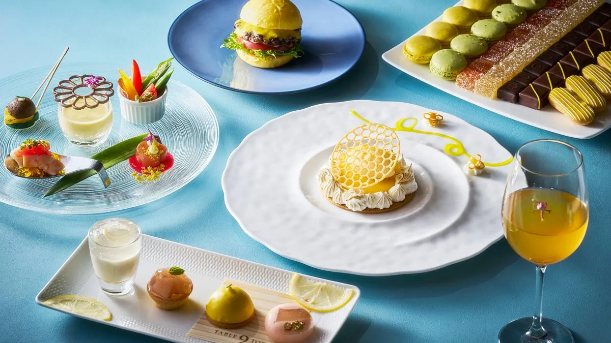 【品川プリンスホテル】桃＆ハニーレモンのアフタヌーンティー。みずみずしい桃のパフェや爽やかなハニーレモンのタルトシトロンなど