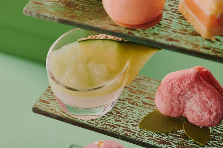 「桃とメロンのアフタヌーンティー ～夏の宝石箱～」