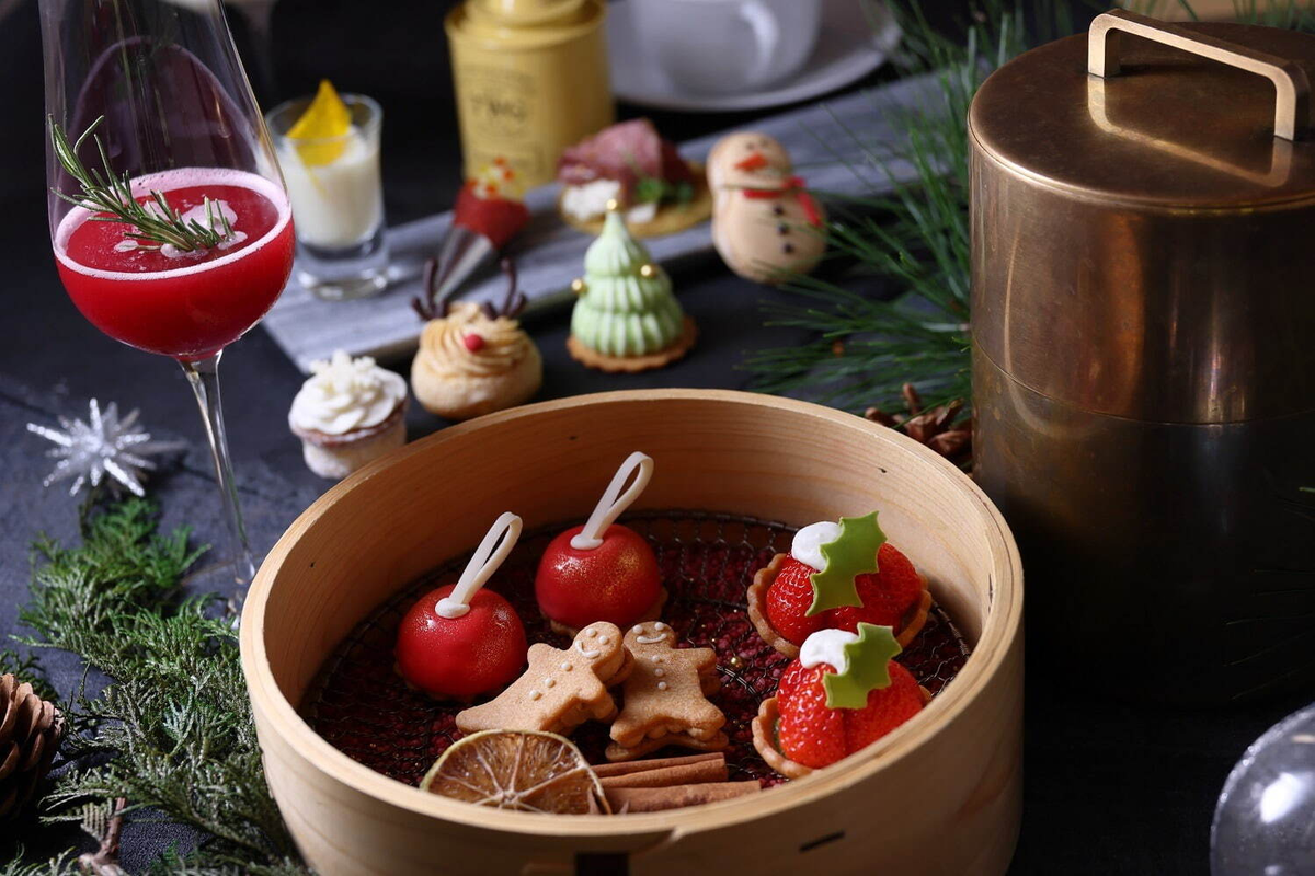【HOTEL THE MITSUI KYOTO】アロマ&クリスマスアフタヌーンティー。「香り」に包まれながら楽しめるパウンドケーキやムースなど