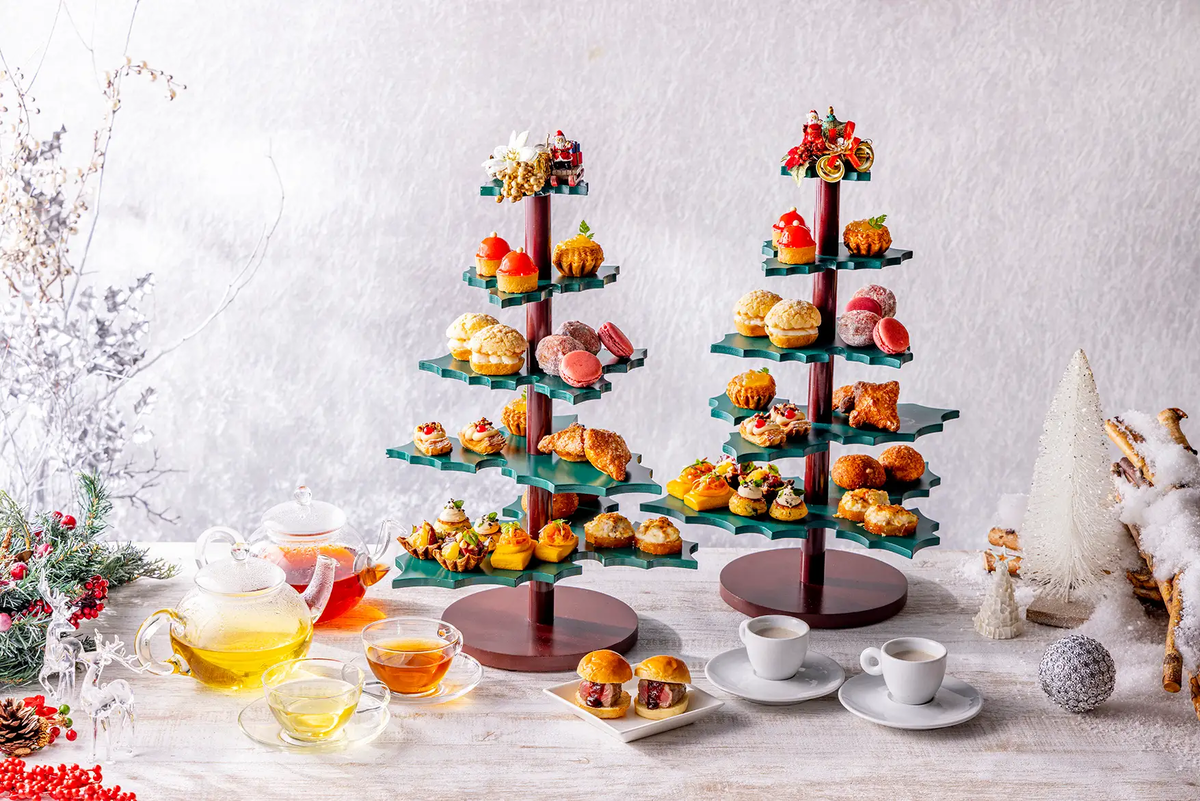 【ヒルトン東京】パンが主役のアフタヌーンティー。クリスマス気分を味わえるスイーツパンやスープなど