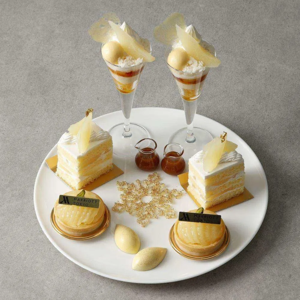 東京マリオットホテル「【Christmas Afternoon Tea 】- Pear × Caramel -+カフェフリー+プレート(13:00/15:30限定)」