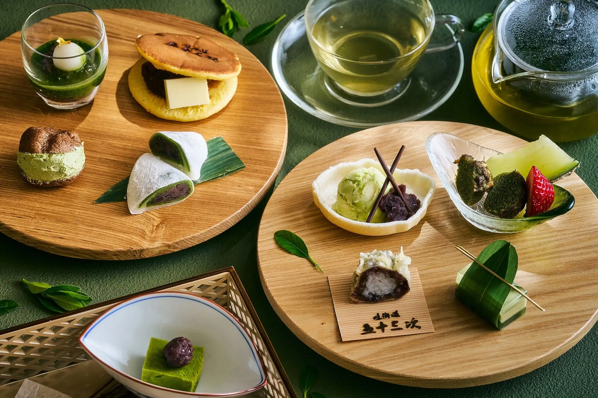 【品川プリンスホテル】和のアフタヌーンティー“新茶びより”。お茶の風味を堪能できるアイスクリームや羊羹など