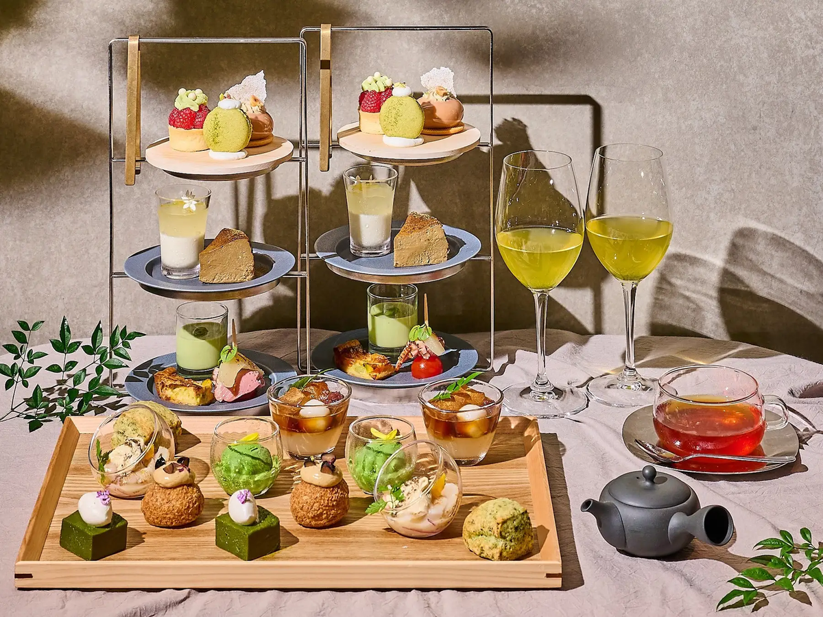 【シークエンス京都五条】京都・五条の日本茶香るアフタヌーンティー。和の香りに癒されるパンナコッタやムースなど