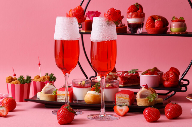 スペシャルドリンク「ストロベリークォーツ」