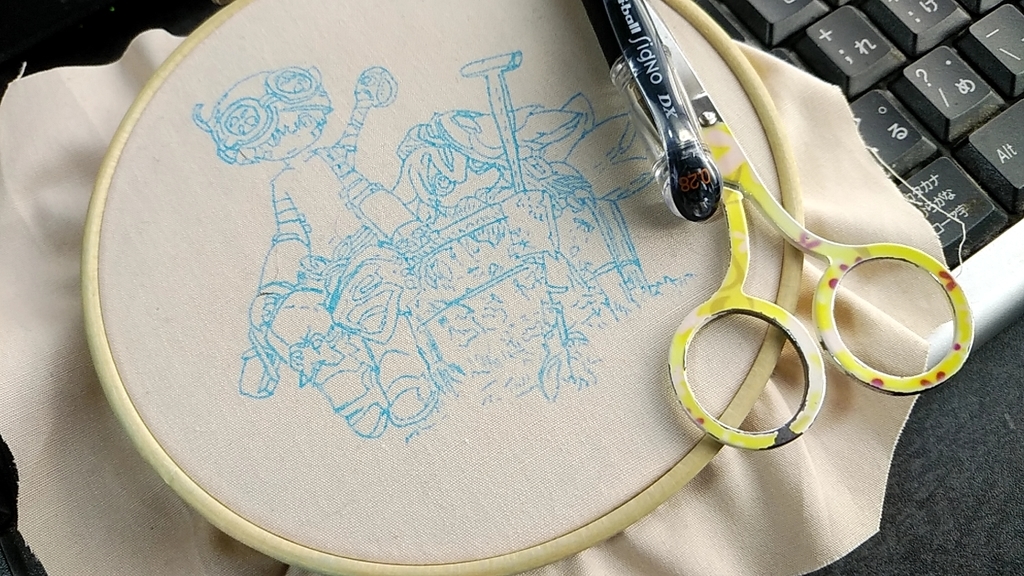 ベストアニメ 刺繍 手縫い 最高のアニメ画像
