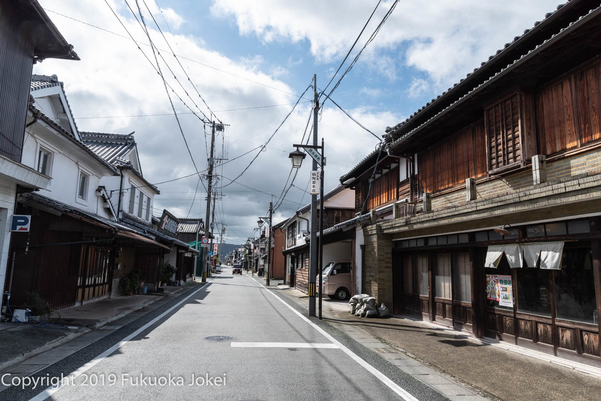 福岡 スナップ写真 ノスタルジックな八女 福島 古民家のある街並み 福岡情景写真