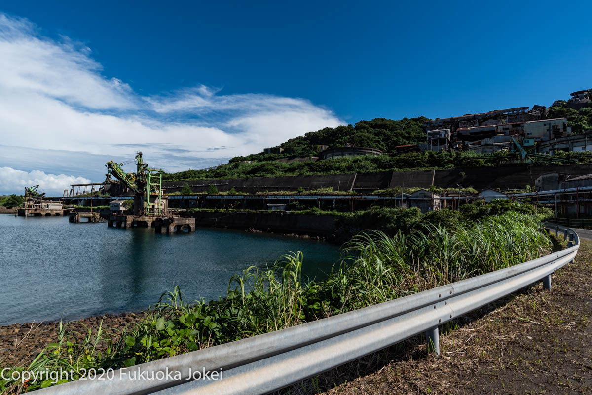長崎県池島 廃墟化進行中の旧炭鉱の島 ７ 港周辺 福岡情景写真