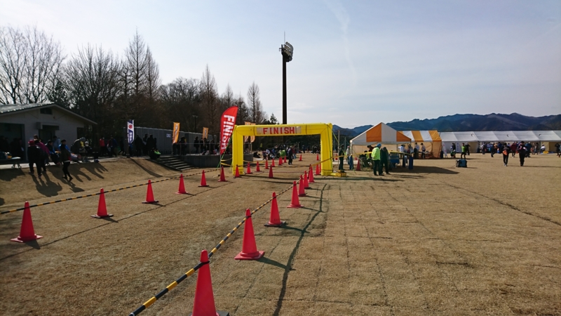 第50回奥久慈湯の里大子マラソン大会ゴール地点 第50回奥久慈湯の里大子マラソン大会ゴール地点