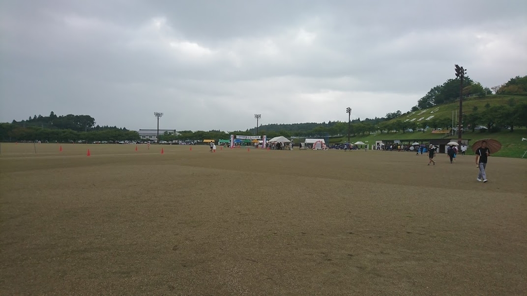 しらかわ郷里マラソン会場の様子