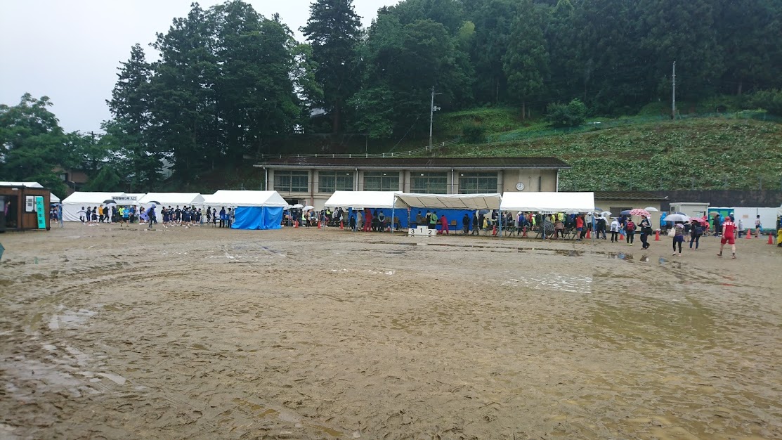 第５０回東和ロードレース大会会場の様子