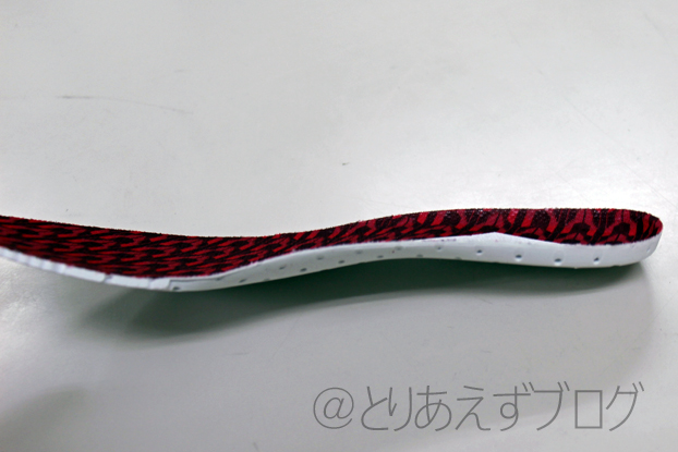 TARTHEREDGE TENKAのインソールの厚さ