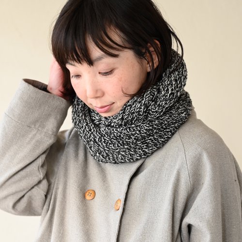 ふっくらリブ編みスヌード - 旅と手仕事の雑貨店・語学教室 ルティカ