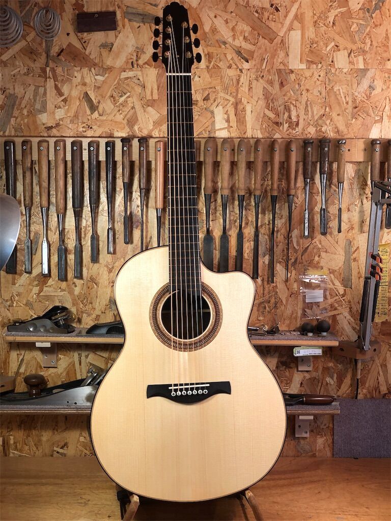 7-string Acoustic for Antoine Boyer - Ryosuke Kobayashi Guitars