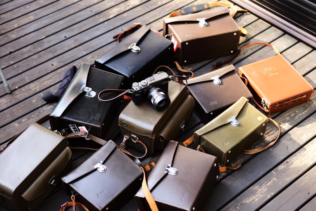 ライカA型用の革ケース｜risin' Leica Ⅲf バルナック＋ FED 50mm f3.