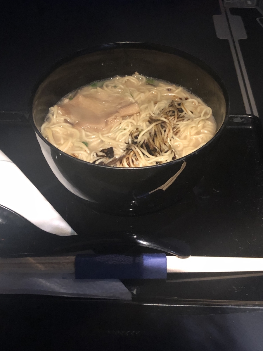 全日空ビジネスクラス 羽田空港 ニューヨーク Jfk空港 19年6月24日 軽食 俺のめし