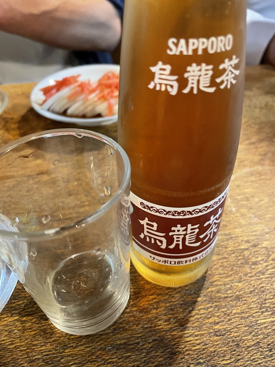 宇ち多 立石 もつ焼き8皿 梅割り3杯半 ウーロン茶 22年5月12日 俺のめし