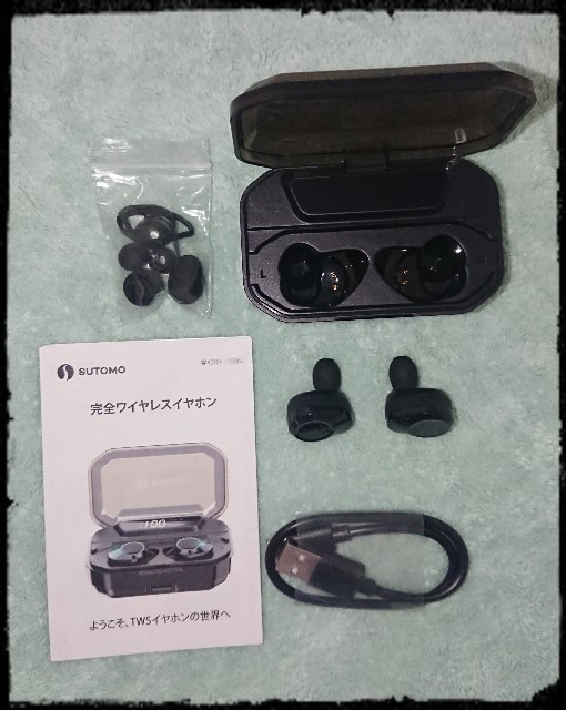 SUTOMOのワイヤレスイヤホン「G02-tws」を買いました。小さなイヤー