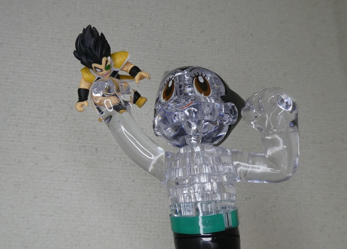 鉄腕アトムのクリスタルパズルを作りました。ラディッツをぶっ飛ばして