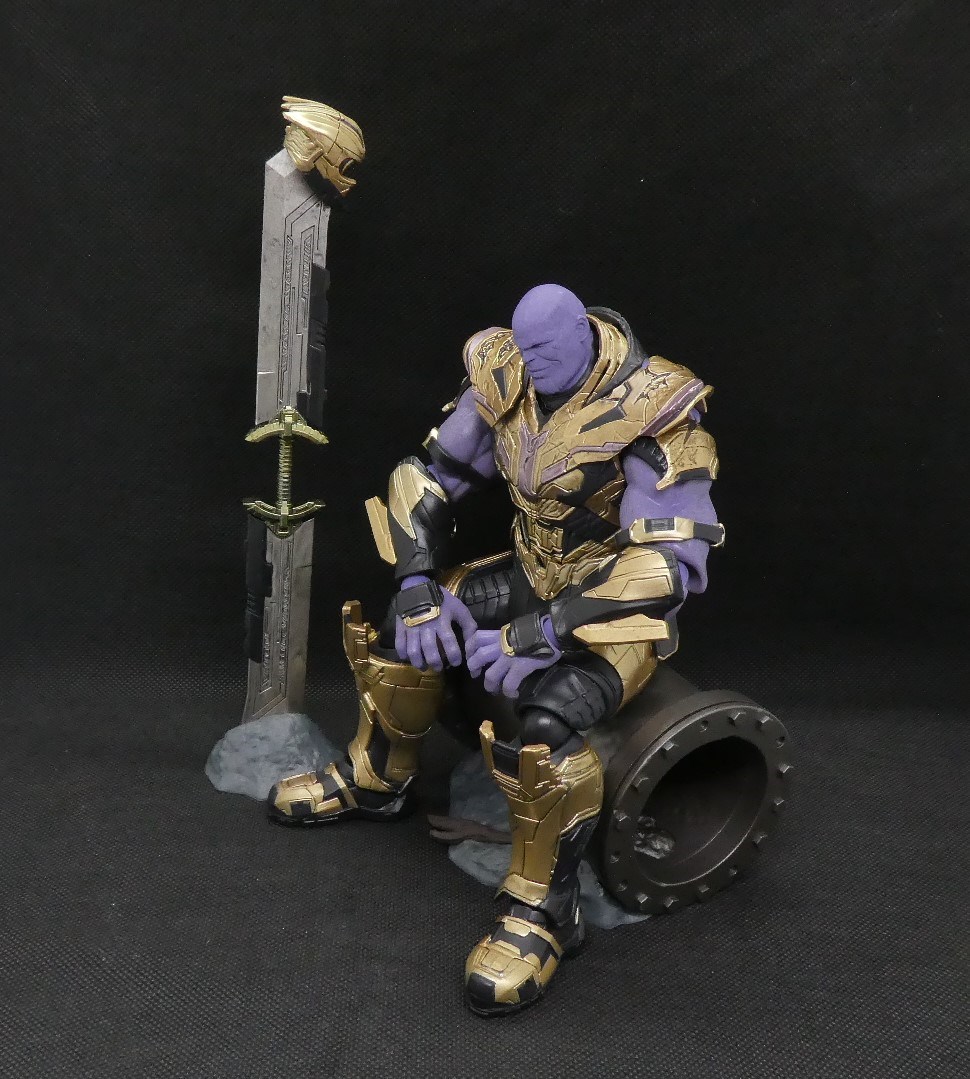 A サノス フィギュア ZD TOYS 4インチ サノス ZDTOYS フィギュア 中動玩具 ZHONGDONG