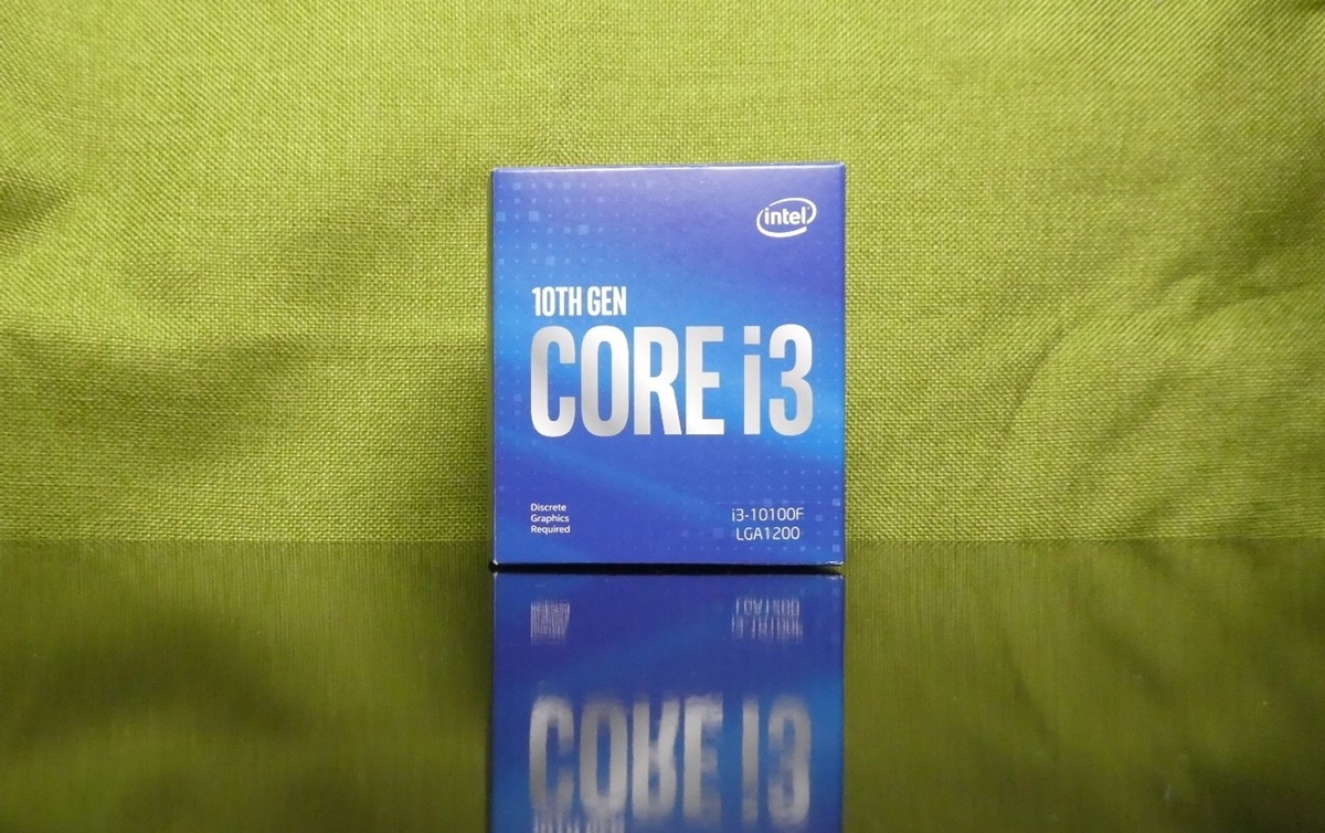 パソコン初心者がCore i3 10100Fを使ってコスパ重視ゲーミング