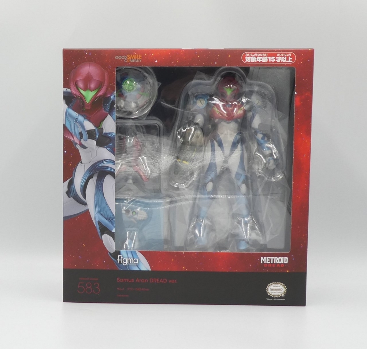 figmaのMETROID DREAD版 サムスのフィギュアを購入したので