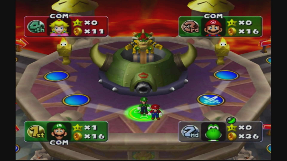 マリオパーティ5〜パーティゲームならマリオブラザーズたちはクッパに