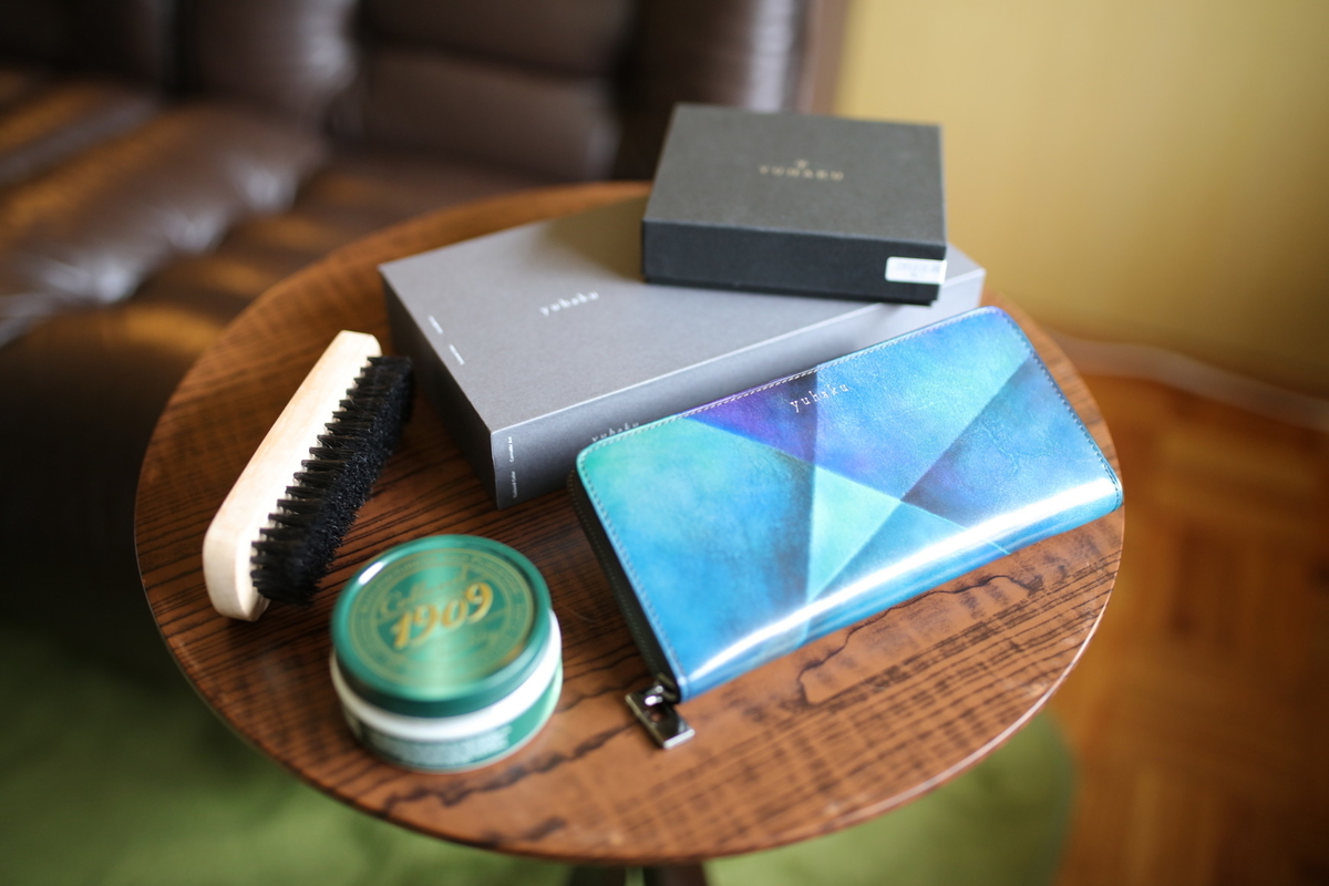 YUHAKU コードバン 長財布 特注カラー 幻影｜楽天市場】[yuhaku正規