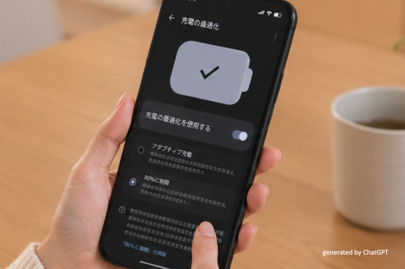 スマホを守る「充電制御」