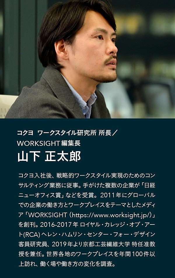 コクヨ ワークスタイル研究所所長 山下正太郎氏