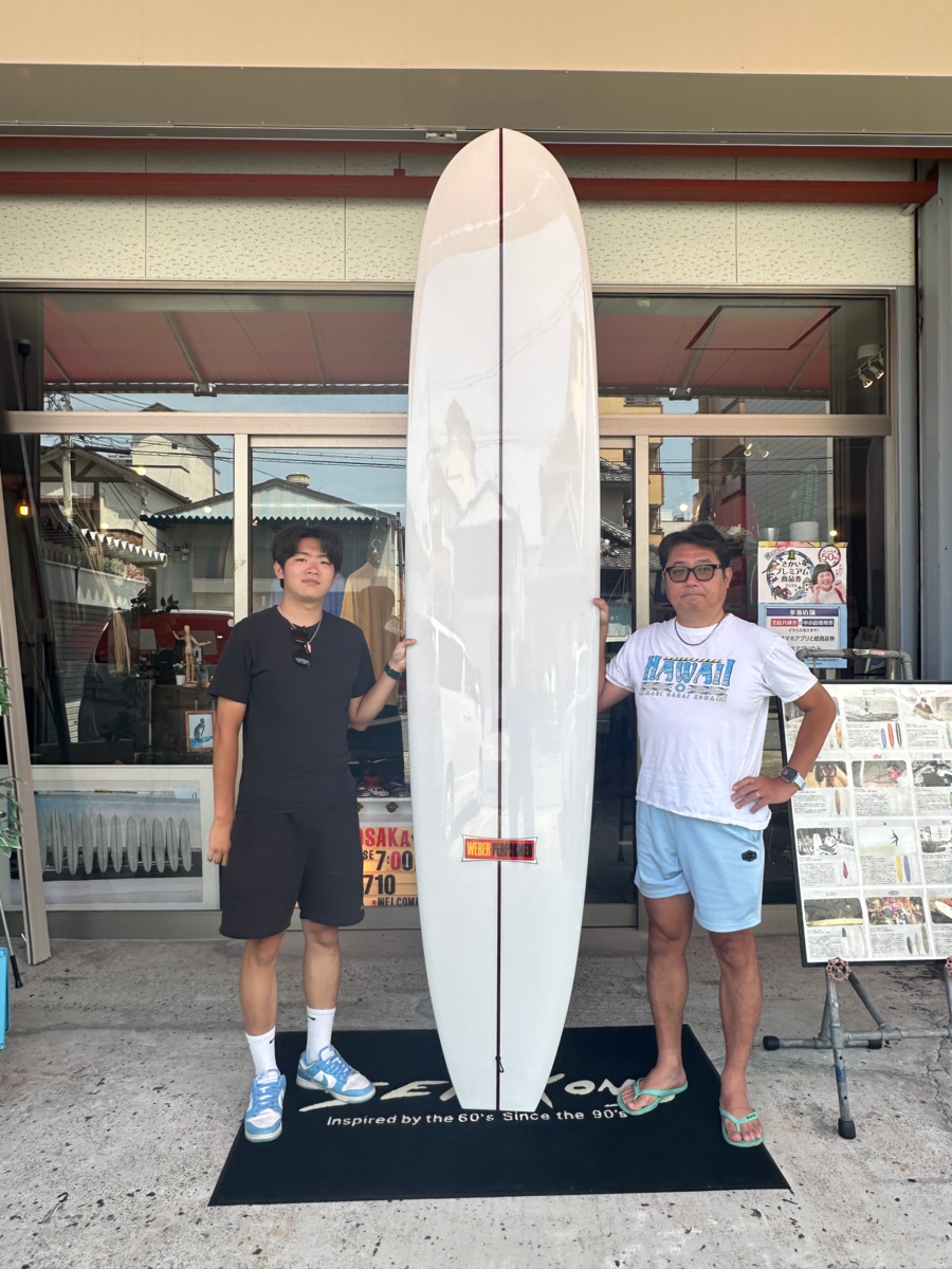 大阪店『デューイウェーバー パフォーマー9'10ft』をご購入頂きました