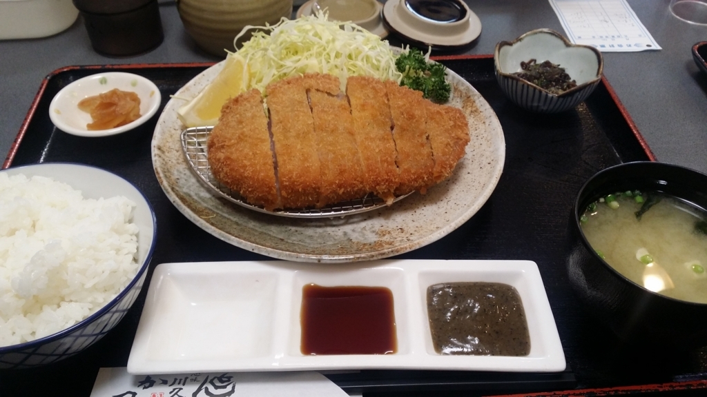 とんかつ川久　上黒豚ロースかつ