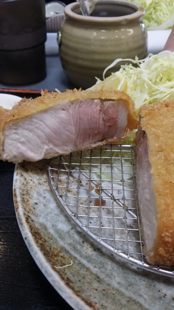 とんかつ川久　上黒豚ロースかつ　中トロ