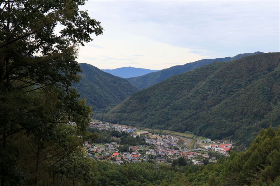 鳥居峠 木曽路 藪原宿 旧中山道 展望